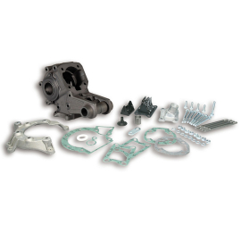 Carter Moteur PEUGEOT 103 SP MVL - MALOSSI Black Avec Support Moteur Intégré