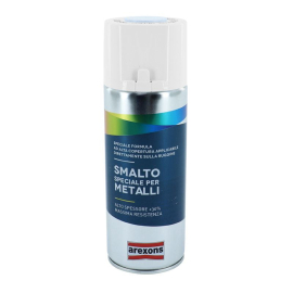 Bombe Peinture - Arexons Smalto Spécial Métal Blanc mat Glacé