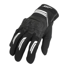 Guantes Moto - ADX Denver Primavera - Verano Negro - Blanco