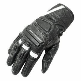 Guantes Moto - ADX - Shafter - Primavera / Verano - Negro - Blanco