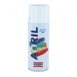 Espray de Pintura - AREXONS 100% Acrílica - BLANCO BRILLANTE - 400ml