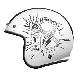 Casque Jet - MT Le Mans 2 SV Diler Blanc