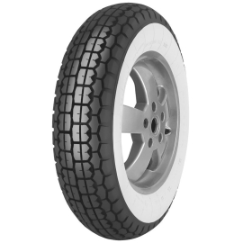 Pneu 8 pouces 3.50-8 - Mitas B13 Flancs blancs TT