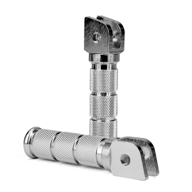 Repose Pieds universel - Alu CNC Argent