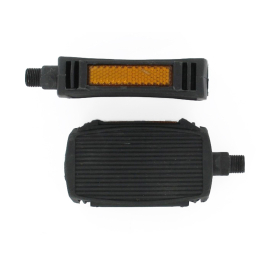 Par de Pedales Ciclomotores MBK - MOTOBECANE - PEUGEOT - SOLEX - REFLECTANTES 14 X 1.25MM