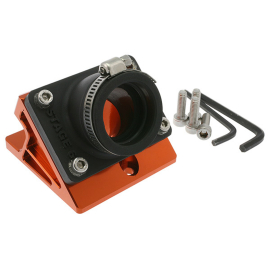 Pipa de Admisión "Cuña" MBK - MITRO, YAMAHA - AEROX - Stage6 con carburador central NARANJA