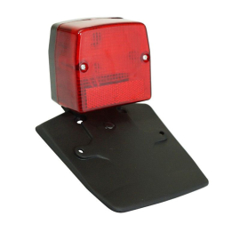Feu arrière MBK Passion Evasion Peugeot RCX SPX - Support Plaque / Lumière / Stop