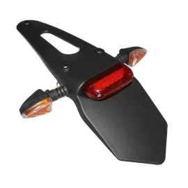 Support de plaque Derbi Senda avec feu LED et clignotants