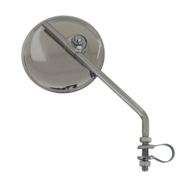 Rétroviseur cyclo vintage rond chromé réglable hauteur M8