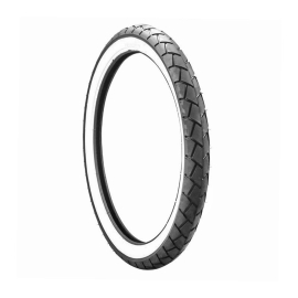 Neumático 17 Pulgadas 2 3/4x17 - MITAS MC 11 TL / TT REINF Bandas Blancas