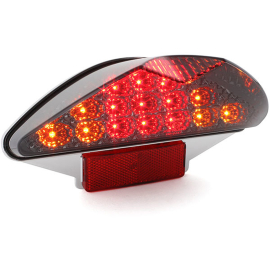 Feu arrière LED STR8 Black Line MBK Nitro Aerox avec clignotants
