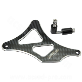 Cache Pignon Aluminium AM6 - Carenzi Look Carbone
