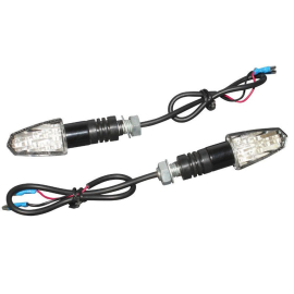 Clignotant universel Replay Viper 9 LED transparent noir (paire)