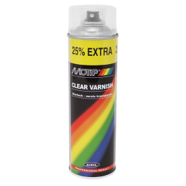 Bombe Vernis Transparent Brillant - Motip Pro Acrylique 500ml