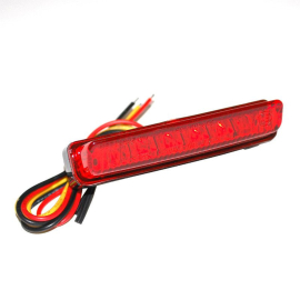Feu Arrière Universel Barette 6 Leds - Replay Rouge