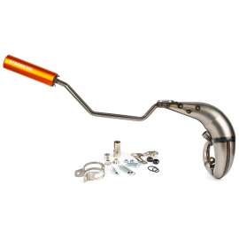 Pot Passage Haut Droit Sherco SE / SM 50 / 77cc - Streetrace CNC Orange Stage6