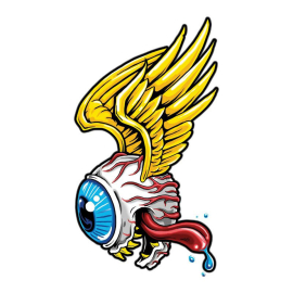 Adhesivo - LETHAL THREAT - Mini Motor Monster EyeBall - 6 x 8cm