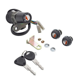 Contacteur à clé adaptable Derbi Senda SM Aprilia RX 50 avec serrure de selle