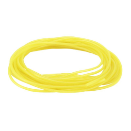 Durite Essence / Huile Flexible - Diamètre 2 x 5mm Jaune Transparent