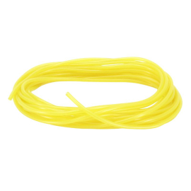 Durite Essence / Huile Flexible - Diamètre 3 x 6mm Jaune Transparent