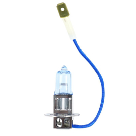 Bombilla Halógena 12V 55W H3 Casquillo PK22s Mega Azul - FLOSSER