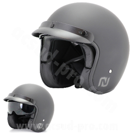 Casque Jet - NoEnd Sun Series Noir Mat