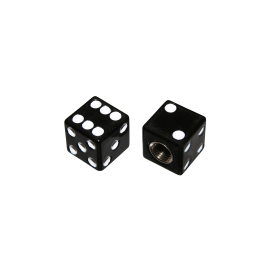 Bouchon de Valve Dé à Jouer - Noir