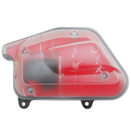 Boîte / Filtre à Air MBK Booster Stunt Yamaha Bw's Slider à partir de 2004 - Transparent / Mousse rouge