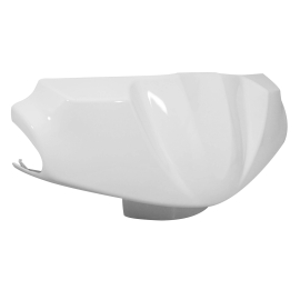 Couvre Guidon Peugeot Vivacity avant 2008 - Blanc / Noir Brillant