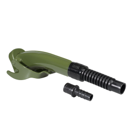 Bec Verseur pour Jerrycan / Bidon Essence 5L / 10L / 20L Métal Vert Armée Type US - Pressol
