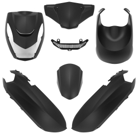 Kit Carenados Peugeot Kisbee 2T / 4T a partir del 2010 - Negro Mate