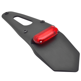 Support de plaque / bavette avec feu arrière à leds Rouge - Replay SP