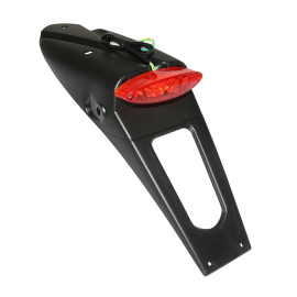 Support de plaque / bavette avec feu arrière à leds Rouge - Replay