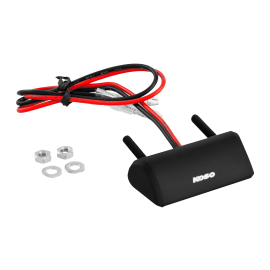 Luz de matrícula - Koso Drop Negro con leds CE