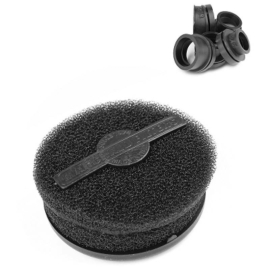 Filtro de Aire PHBG / PHBN / PHVA / PHBH / Mikuni TM - Marchald Power Filter 28mm a 43mm recto / codo 25 grados L 65mm Negro