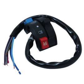 Commodo / Interrupteur Gauche MBK 51 - Type origine CEV avec arrêt moteur / klaxon / lumière