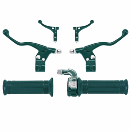 Kit Leviers Frein / Accélérateur - Mini Targa Métal Vert