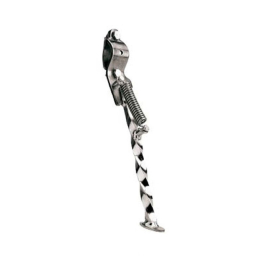 Caballete Lateral Ciclomotor chasis Ovalado Izquirdo - Cromado Trenzado 180mm