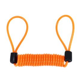 Cordon de sécurité pour antivol bloque disque - 1.50m Orange XENA