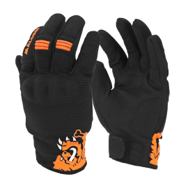 Guantes Moto - Malossi M-Gloves Primavera / Verano - Negro / naranja