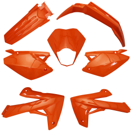 Kit Carénages Rieju MRT à partir de 2009 - Orange Brillant 7 Pièces