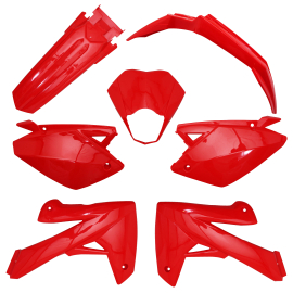 Kit Carénages Rieju MRT à partir de 2009 - Rouge Brillant 7 Pièces