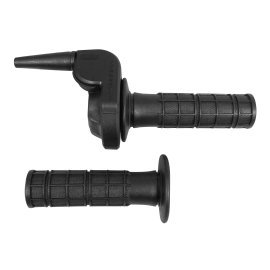 Poignée Gaz Tirage rapide 90° - Domino Off Road 3944 Alu Noir