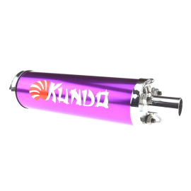 Silencieux de pot Cyclo - Kundo Alu Violet 20mm