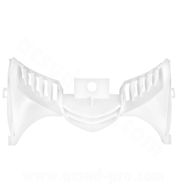 Grille Supérieure de face avant Piaggio Zip SP - Blanc / Noir Brillant TNT