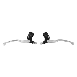 Kit Leviers Frein / Embrayage - Poli / Noir Long