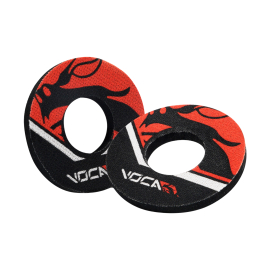 Donuts de poignées de guidon - Noir / Rouge / Blanc Voca