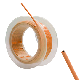 Gaine 5mm - Orange gaz / starter / frein / décompresseur Voca HQ Teflon