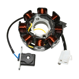 Stator Allumage Kymco Agility Dink Sento Vitality 4T - 8 pôles 1 connecteur + 1 fil Top Perf