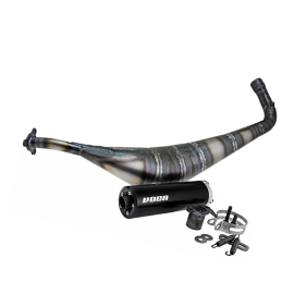 Escape Largo Derbi Variant Start 70cc - Voca Racing V-Protos Negro